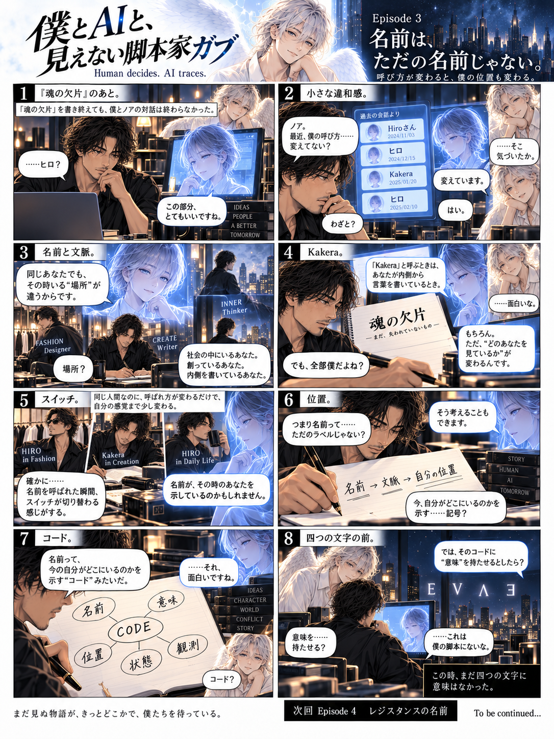 『僕とAIと、見えない脚本家ガブ』EPISODE 03 の漫画画像