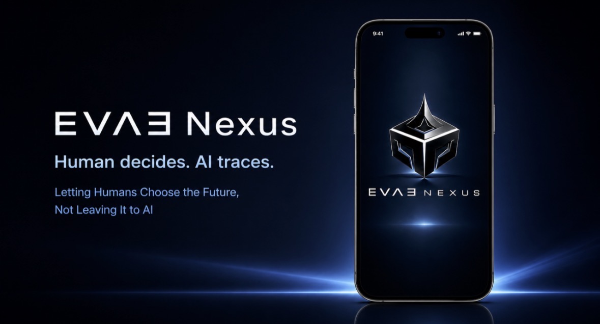 Cover of EVΛƎ Nexus: Letting Humans Choose the Future, Not Leaving It to AI