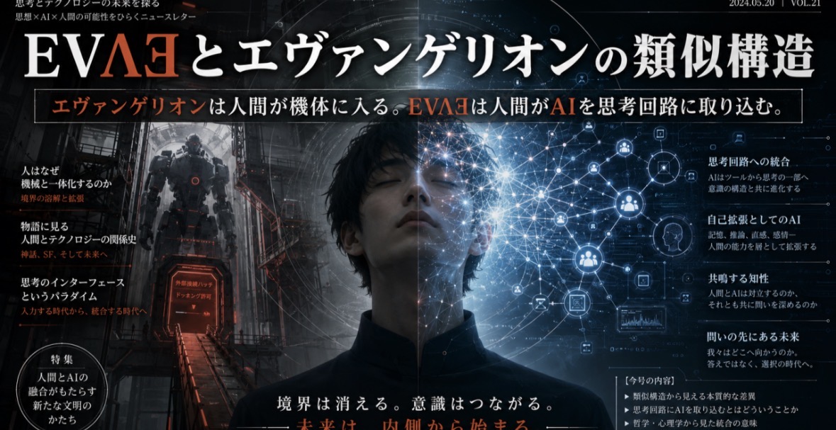 Cover of EVΛƎとエヴァンゲリオンの類似構造