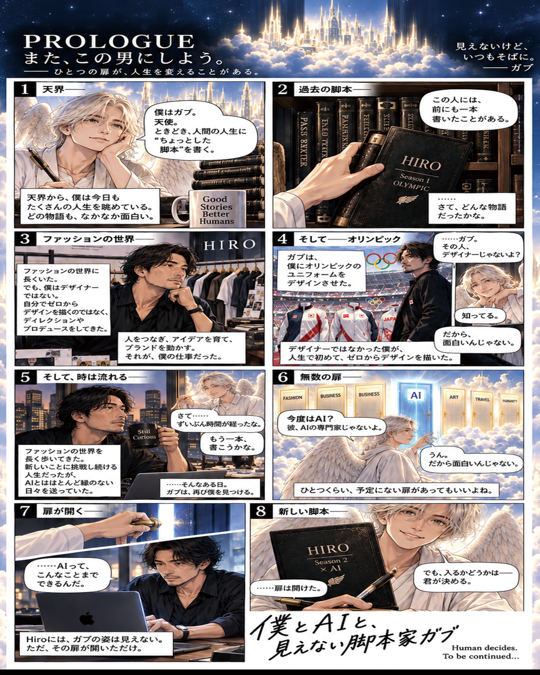 『僕とAIと、見えない脚本家ガブ』PROLOGUE — プロローグ の漫画画像